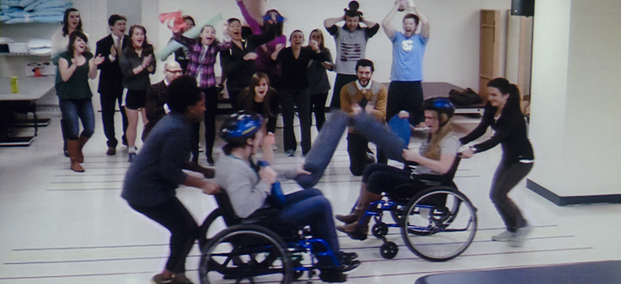Follies - Students in wheelchairs 