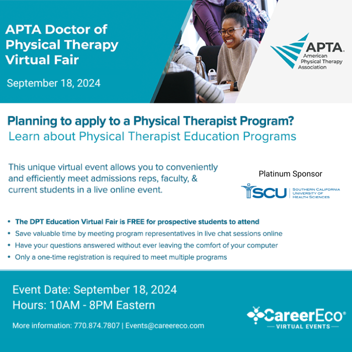 APTA Fall PT Fair 9/18/2024